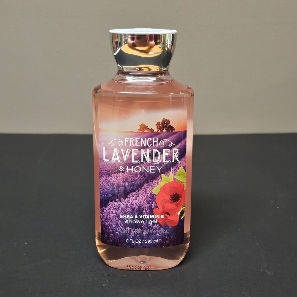 French Lavender & Honey Bath & Body Works Shower Gel 10 oz New Retired